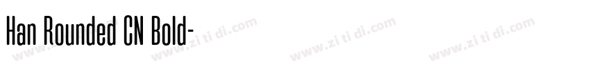 Han Rounded CN Bold字体转换